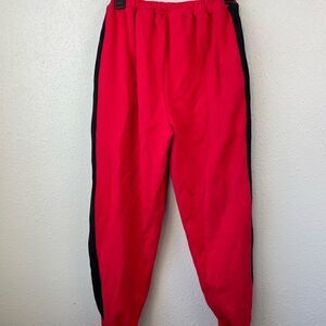 EUC Liz & Co. Womens Red and Black Sweatpants Size M